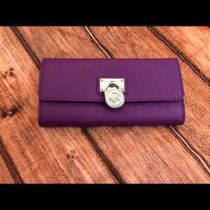 Michael Kors Purple Wallet